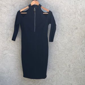 FashionNova Black Skin Tight Dress